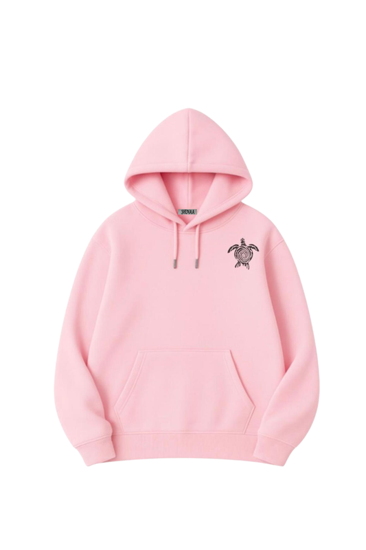 %100 Pamuk 3 İplik 320 Gr Oversize Unisex DTF Baskılı Hoodie