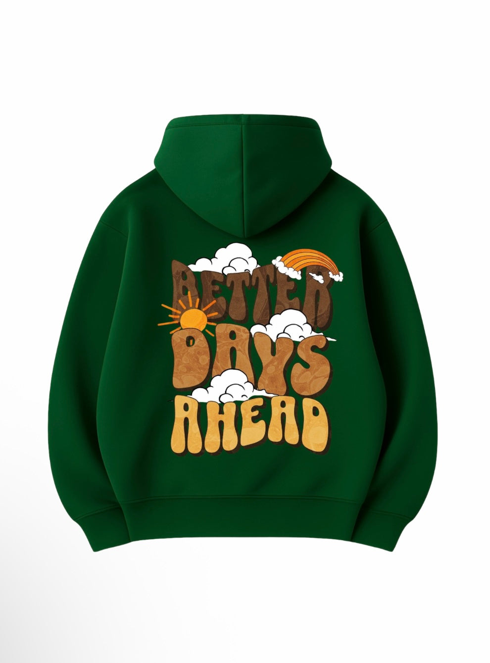 3 İplik 320 Gr %100 Pamuk Oversize Unisex DTF Baskılı Hoodie