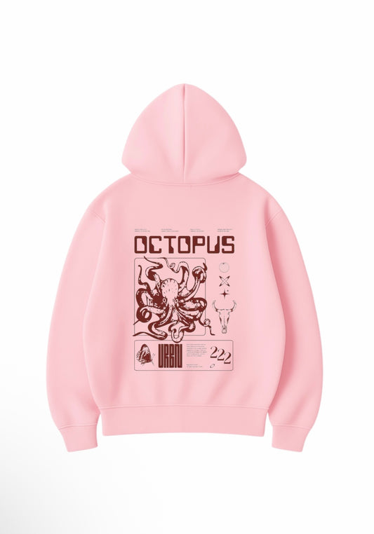 3 İplik 320 Gr %100 Pamuk Oversize Unisex DTF Baskılı Hoodie
