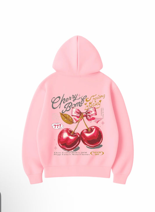 %100 Pamuk 3 İplik 320 Gr Oversize Unisex DTF Baskılı Hoodie