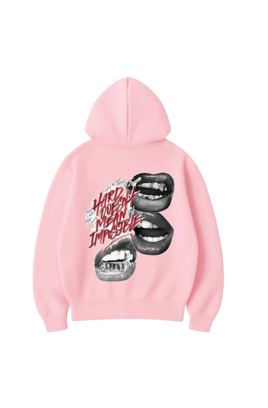 %100 Pamuk 3 İplik 320 Gr Oversize Unisex DTF Baskılı Hoodie