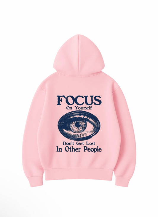 %100 Pamuk 3 İplik 320 Gr Oversize Unisex DTF Baskılı Hoodie