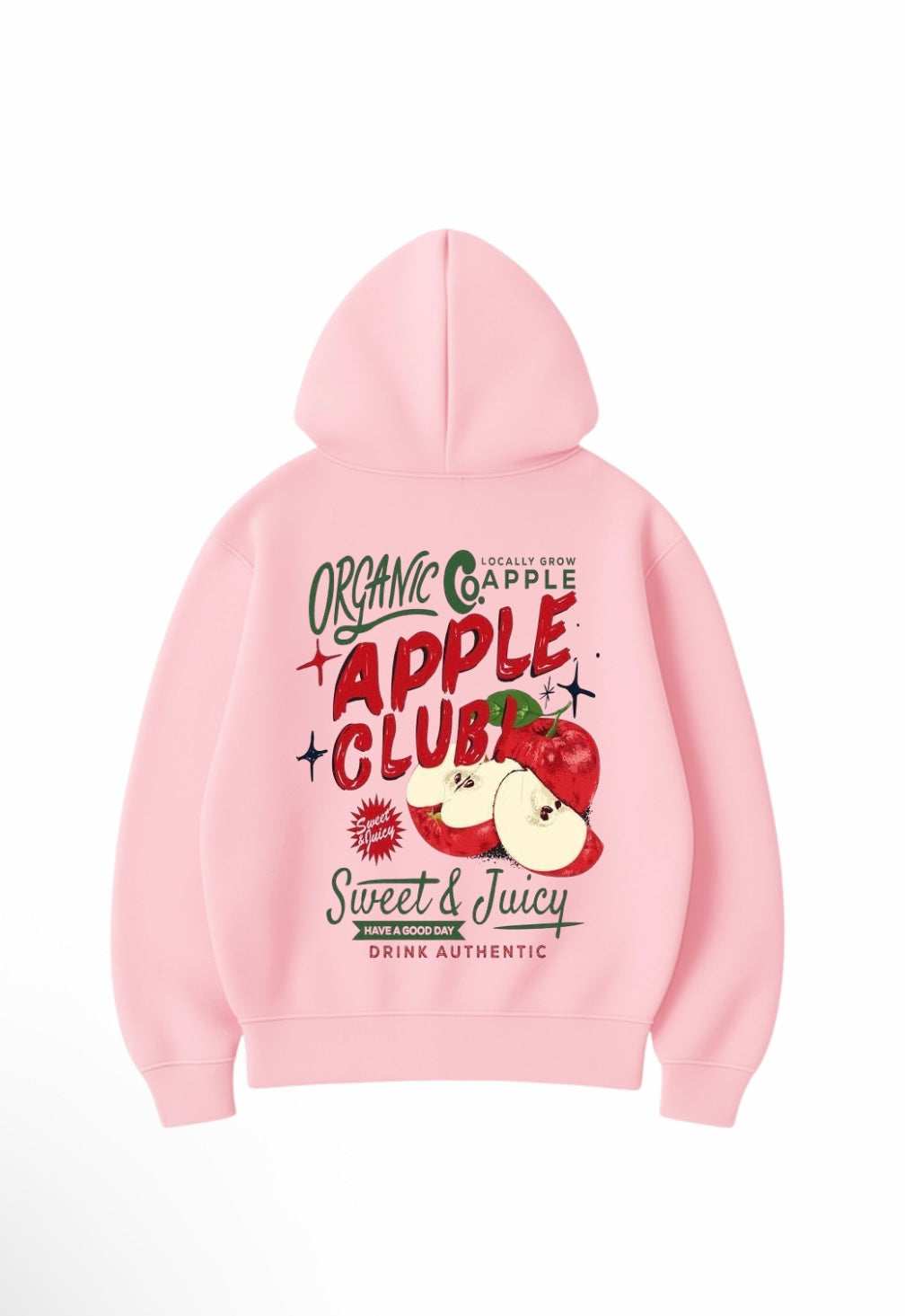 3 İplik 320 Gr %100 Pamuk Oversize Unisex DTF Baskılı Hoodie