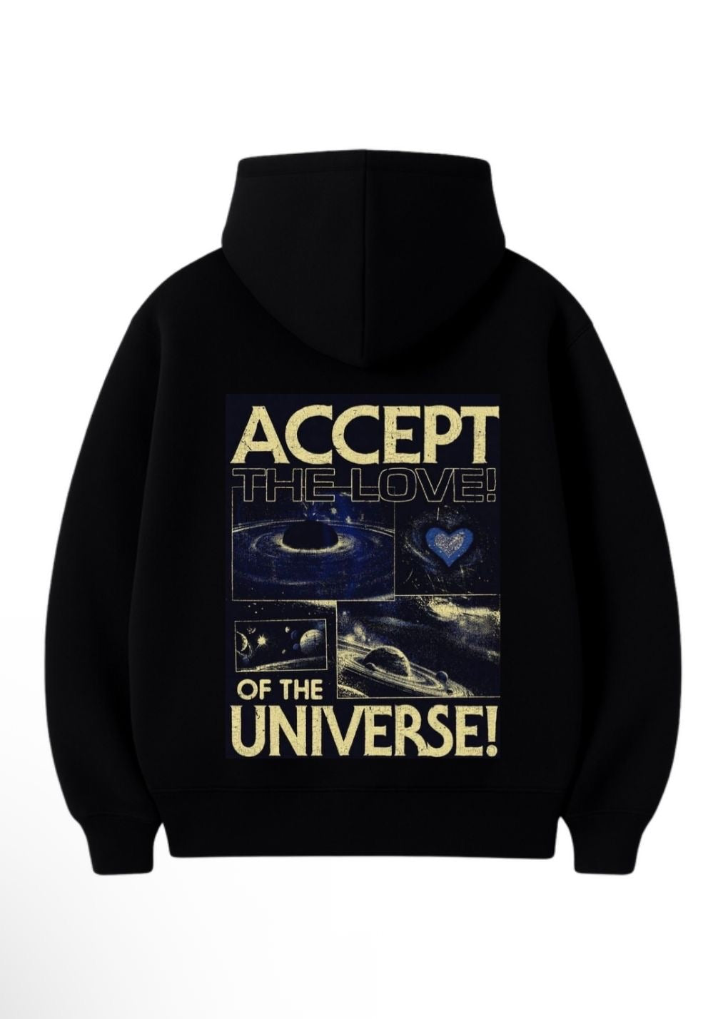 3 İplik 320 Gr %100 Pamuk Oversize Unisex DTF Baskılı Hoodie