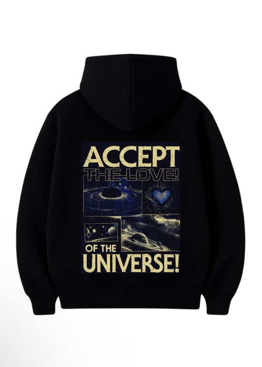 3 İplik 320 Gr %100 Pamuk Oversize Unisex DTF Baskılı Hoodie