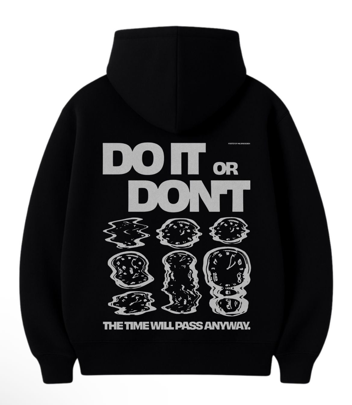 3 İplik 320 Gr %100 Pamuk Oversize Unisex DTF Baskılı Hoodie
