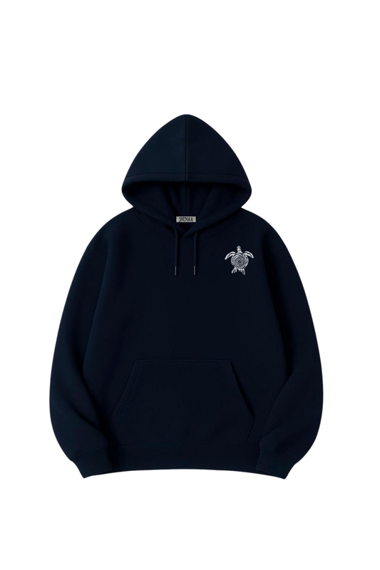 %100 Pamuk 3 İplik 320 Gr Oversize Unisex DTF Baskılı Hoodie